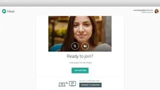 Google Hangouts Meet screenshot