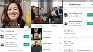 Google Hangouts Meet screenshot