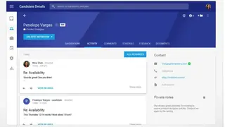 Google Hire screenshot