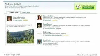 Google Knol screenshot