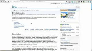 Google Knol screenshot