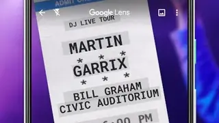 Google Lens screenshot