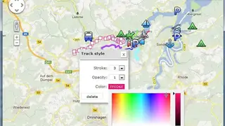 Google Maps GPX Viewer screenshot