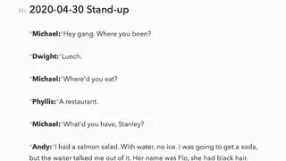 Google Meet Transcripts screenshot