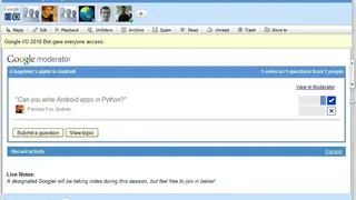 Google Moderator screenshot