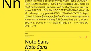 Google Noto Fonts screenshot
