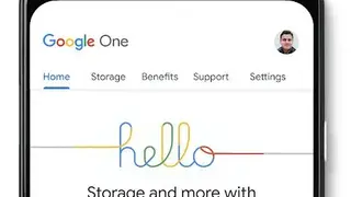 Google One screenshot