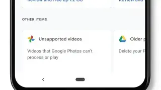 Google One screenshot