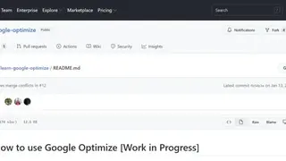 Google Optimize screenshot
