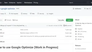 Google Optimize screenshot