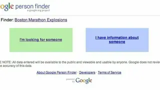 Google Person Finder screenshot
