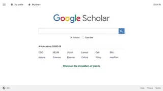 Google Scholar screenshot