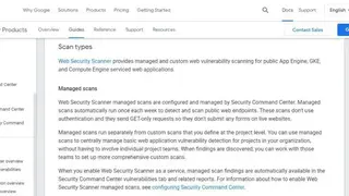 Google Security Scanner screenshot