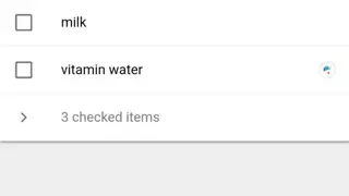 Google Shopping List screenshot