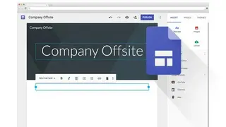 Google Sites screenshot