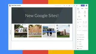Google Sites screenshot