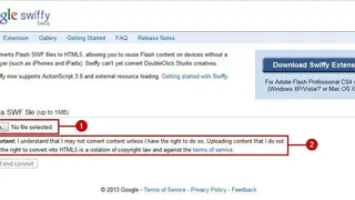 Google Swiffy screenshot