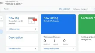 Google Tag Manager screenshot