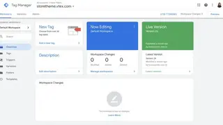 Google Tag Manager screenshot