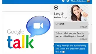Google Talk screenshot