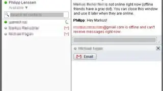Google Talk screenshot