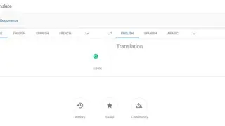 Google Translate screenshot