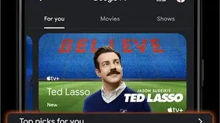 Google TV screenshot