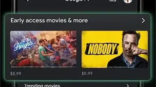 Google TV screenshot