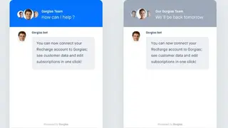 Gorgias live Chat screenshot