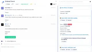 Gorgias live Chat screenshot