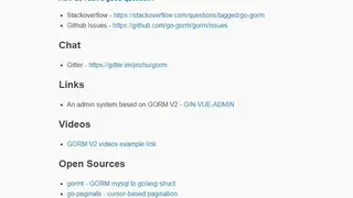 GORM screenshot
