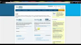 GovWin IQ screenshot