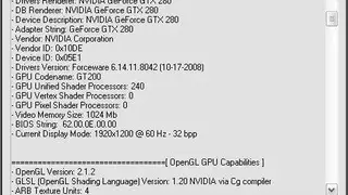 GPU Caps Viewer screenshot
