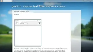 Grabtxt screenshot