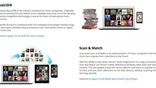 Gracenote Music Recognition screenshot