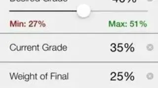 Grade Calculator screenshot