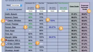 Gradelink screenshot