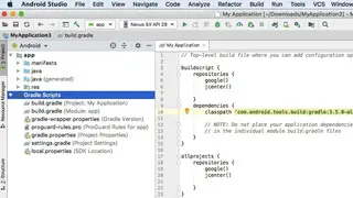 Gradle screenshot