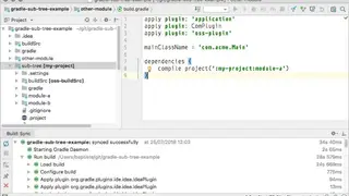 Gradle screenshot