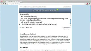 GrammarCheck screenshot