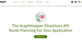 GraphHopper Directions API screenshot