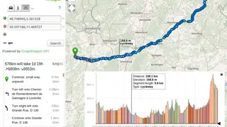 GraphHopper Directions API screenshot