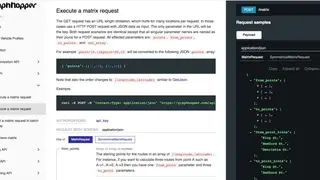 GraphHopper Directions API screenshot