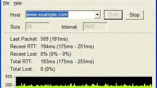 Graphical Ping screenshot