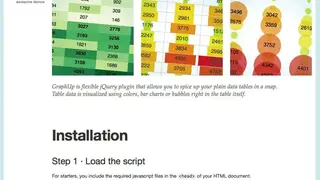 GraphUp – jQuery Plugin screenshot