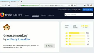 Greasemonkey screenshot