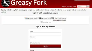 Greasy Fork screenshot