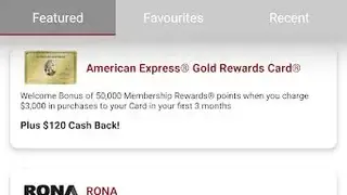 Great Canadian Rebates screenshot
