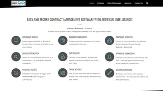 Great Minds Software Contract Advantage screenshot
