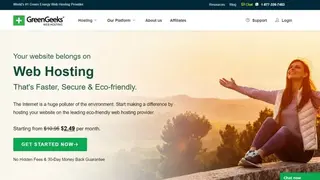 GreenGeeks screenshot